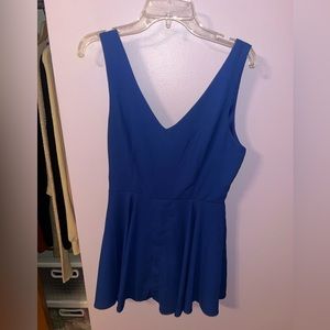Blue MOD romper